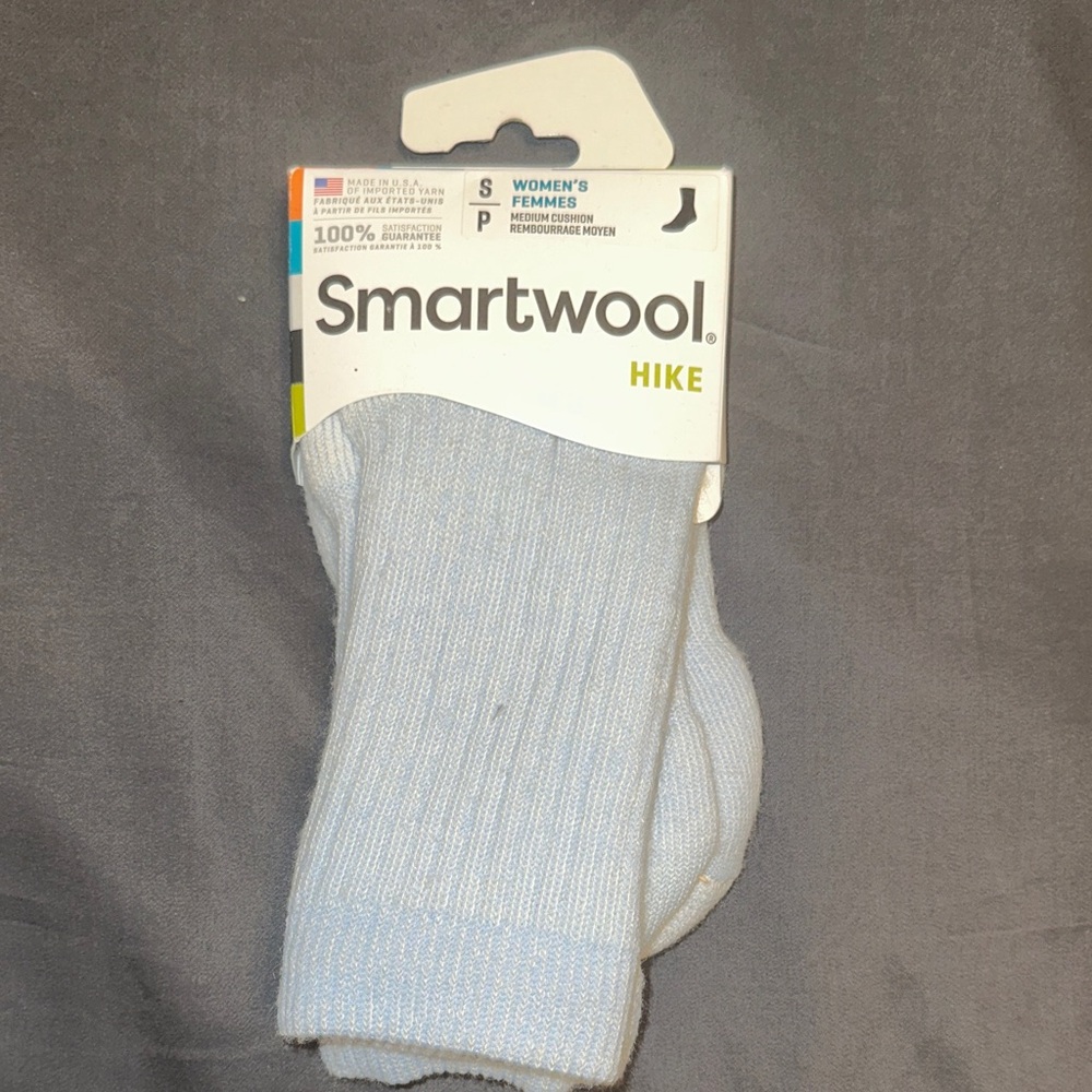 Smartwool Hike Light Blue Athletic Socks